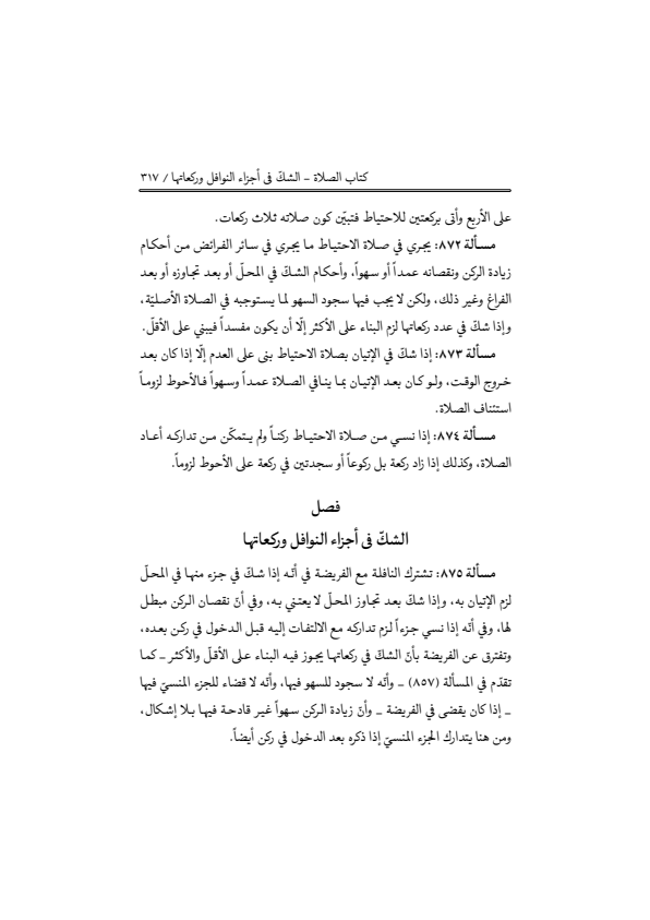 صفحة 316 — منهاج الصالحين (الطبعة المصححة 1445 هـ)
